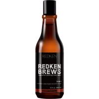 Redken Brews 3 in 1 - Redken 3-в-1 шампунь, кондиционер и гель для душа