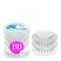 Beauty Bar Hair Rings Transparent - Beauty Bar резинка для волос с цвете "Прозрачный"